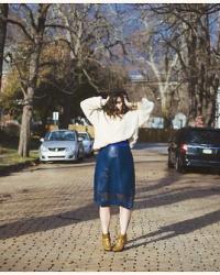 skirt: MYNT 1792 via Hey Gorgeous sweater/bangles: thrifted...