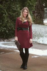 Burgundy Dress: Third Times the Charm