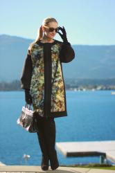 Floral coat by European Culture