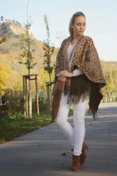 leopard poncho