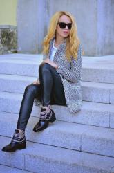 Matching grey and black