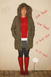 Botas de agua Glow Rojo