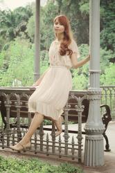 Fashion Fridays: Blush Pink Victorian Dress & Korean Accessories from Redeye
