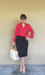 The black pencil skirt