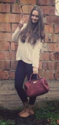 Burgundy bag 