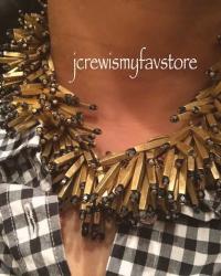 J. Crew Fireburst Necklace and Bracelet 