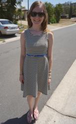 Belted Dresses: Stripes and Leopard Print. November Purchases