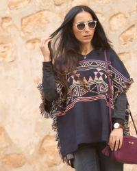  Jacquard Poncho