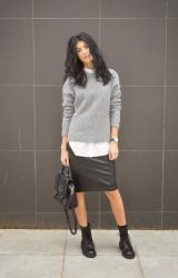 Grey Knit