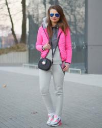 3MASZ FASON: NIKE AIRMAX90 || GRAY TRAINING SUIT & ROSE RED JACKET