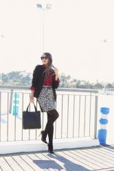 mixing prints: tartan & leopard