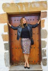 ELASTIC WAIST SEQUINNED SKIRT / FALDA PAILLETTES CINTURA ELÁSTICA 