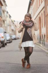 Suede Fringes and Beige