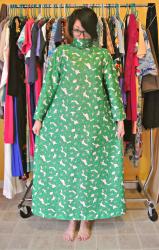 Green Poppy Dress