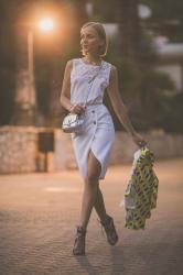 PUGLIA: GARGANO, BAIA DEI FARAGLIONI, DAY 1, PART 2. WHITE OUTFIT