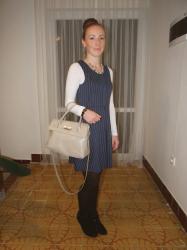 Dark blue dress