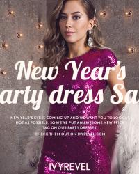 NEW YEAR’S PARTY DRESS SALE AT IVYREVEL