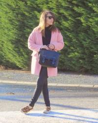 MANTEAU ROSE & SLIPON LEO