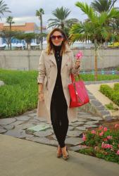 LOOK EN CAMEL Y NEGRO