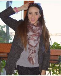 #OOTD - Sfumature di grigio (e di rosa)