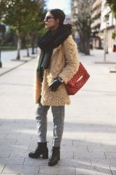 Fluffy coat