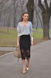 The Perfect Lace Skirt