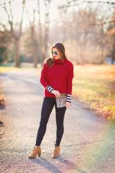 Chunky Wine Knit