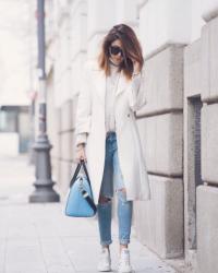 WHITE & LIGHT BLUE OUTFIT