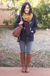 This Color Combo Makes Me Giddy...and New Cognac Boots!  
