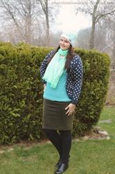 Turquoise and dots - two of my favourite things