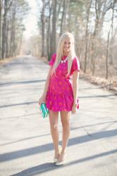 Pink Peplum