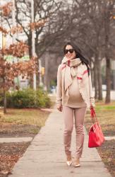 Pastel Neutrals + Pop of Red / Gold