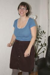 Creation: Burdastyle Helena Skirt in Corduroy