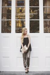 How To Wear Sequin Pants for NYE