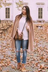 blanket camel coat