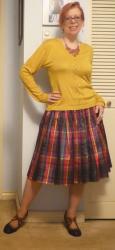 Mustard and Plaid - and Shoe Shine Reminder!