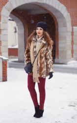 CHUNKY FUR COAT