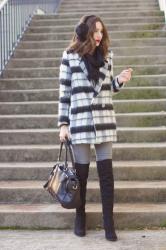 PLAID COAT