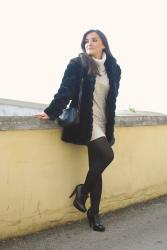 Ladylike and elegant faux fur