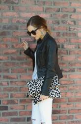 DIY LEOPARD FOLD OVER CLUTCH (TUTORIAL)