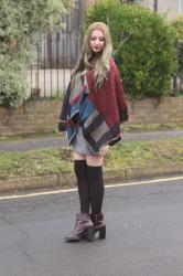 The Blanket Cape - Burberry dupe