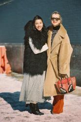 New York Fashion Week AW 2014....Hannah and Natalie