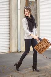 LEOPARD PURSE