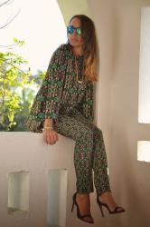 Un look dal sapore etnico: Isabel Garcia