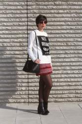 Look con Falda de Tweed