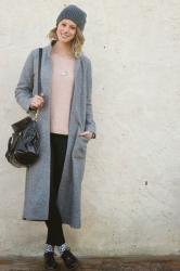Outfit of the day: Grey and Pink