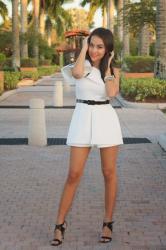 Winter White Playsuit
