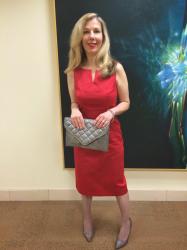 What I Wore: Holiday Party (eShakti Dress Review)