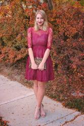 plum lace + giveaway