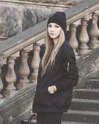 black bomber jacket